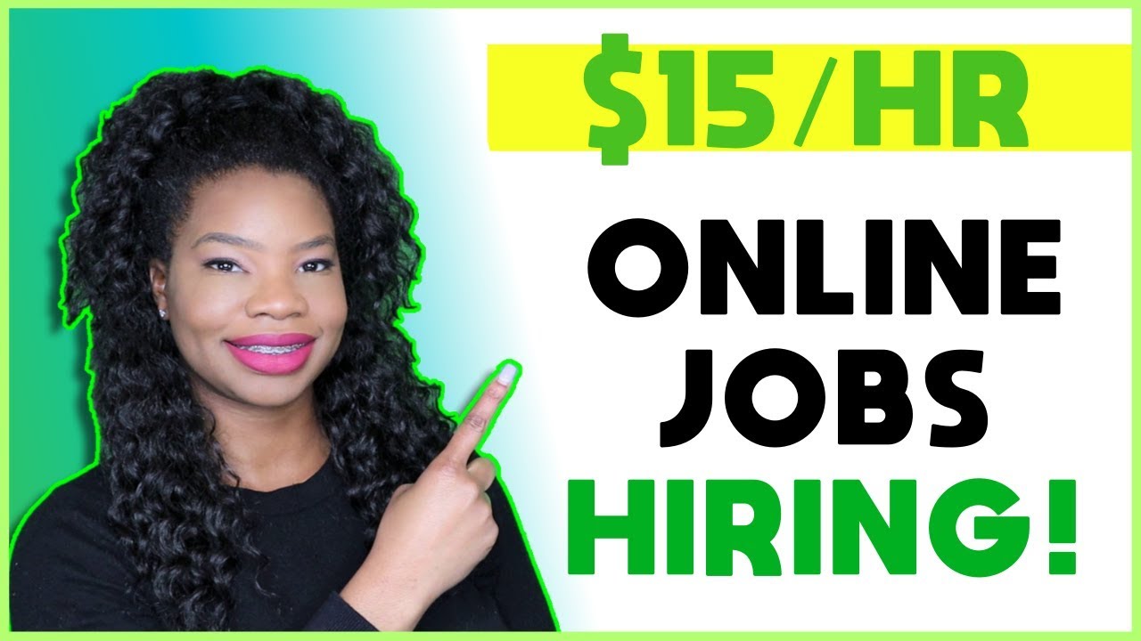 10 Work From Home Jobs Paying Over $15 Hourly | Online, Remote Work-At-Home Jobs 2020