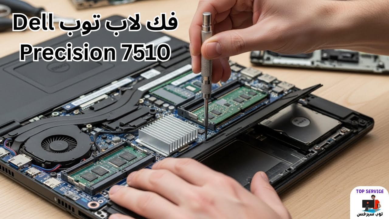 فك لاب توب Dell Precision 7510: دليل تفصيلي خطوة بخطوة