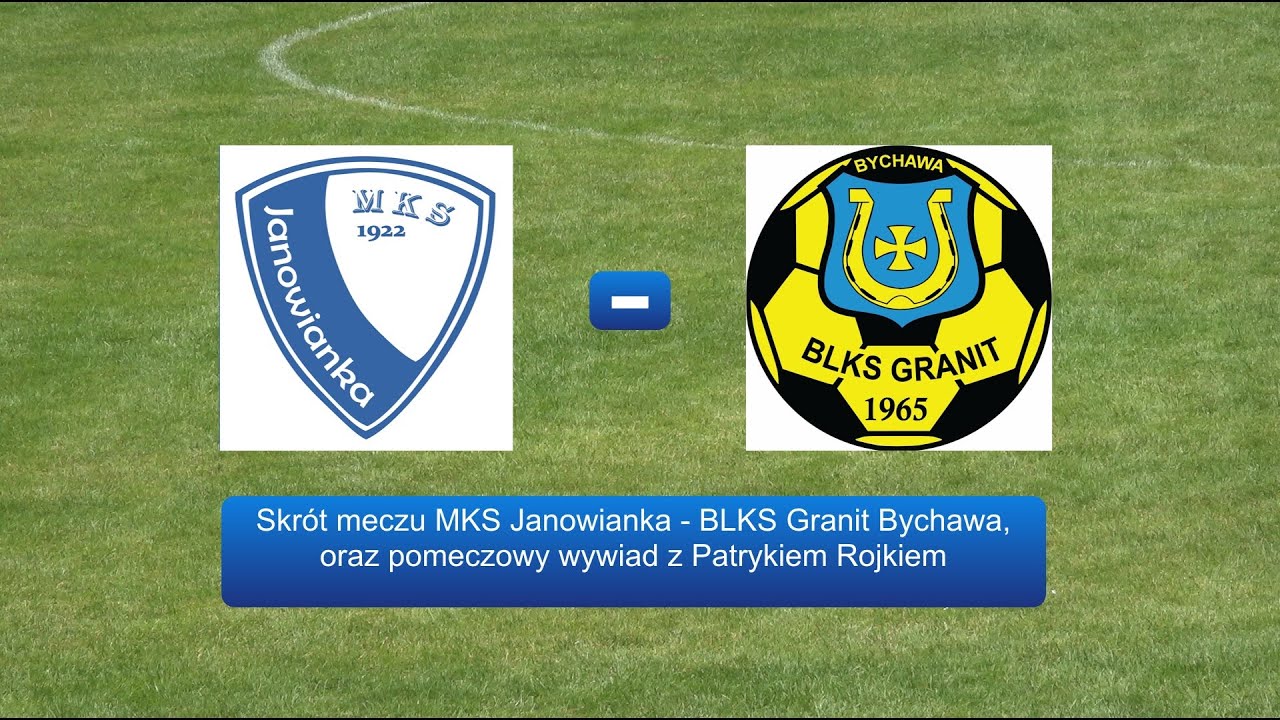 Skrót meczu MKS Janowianka - BLKS Granit Bychawa, oraz pomeczowy wywiad z Patrykiem Rojkiem.