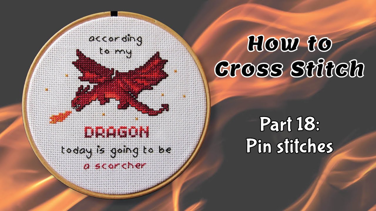 Pin stitches: Part 18 of How to Cross Stitch