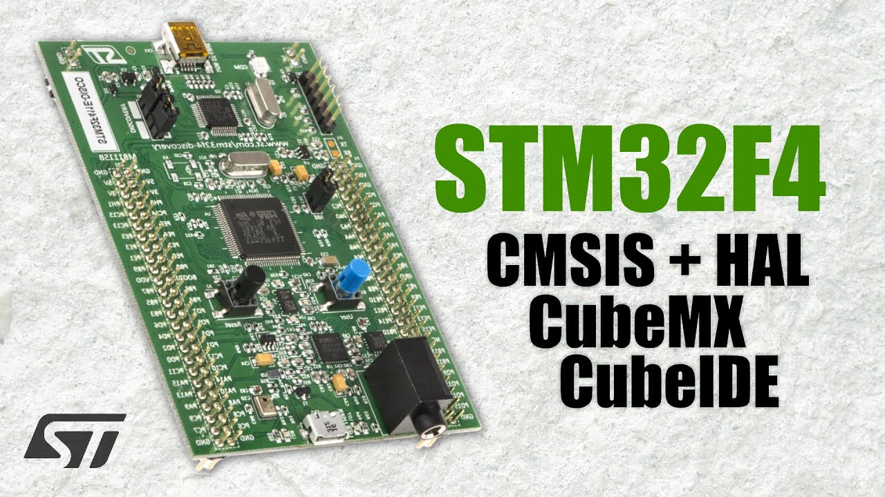 STM32 ARM Cortex-M4 (002) - CMSIS, HAL, CubeMX, CubeIDE