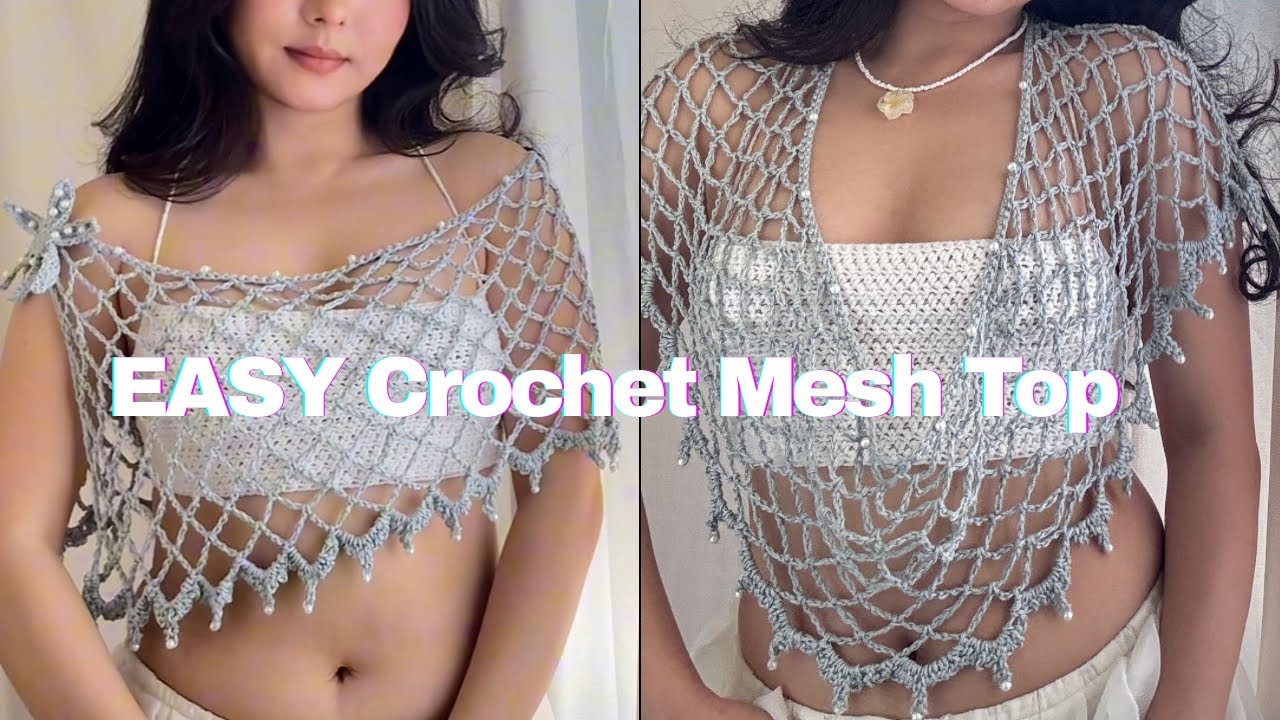 Easy Crochet Mesh Top for Beginners | Summer Tutorial