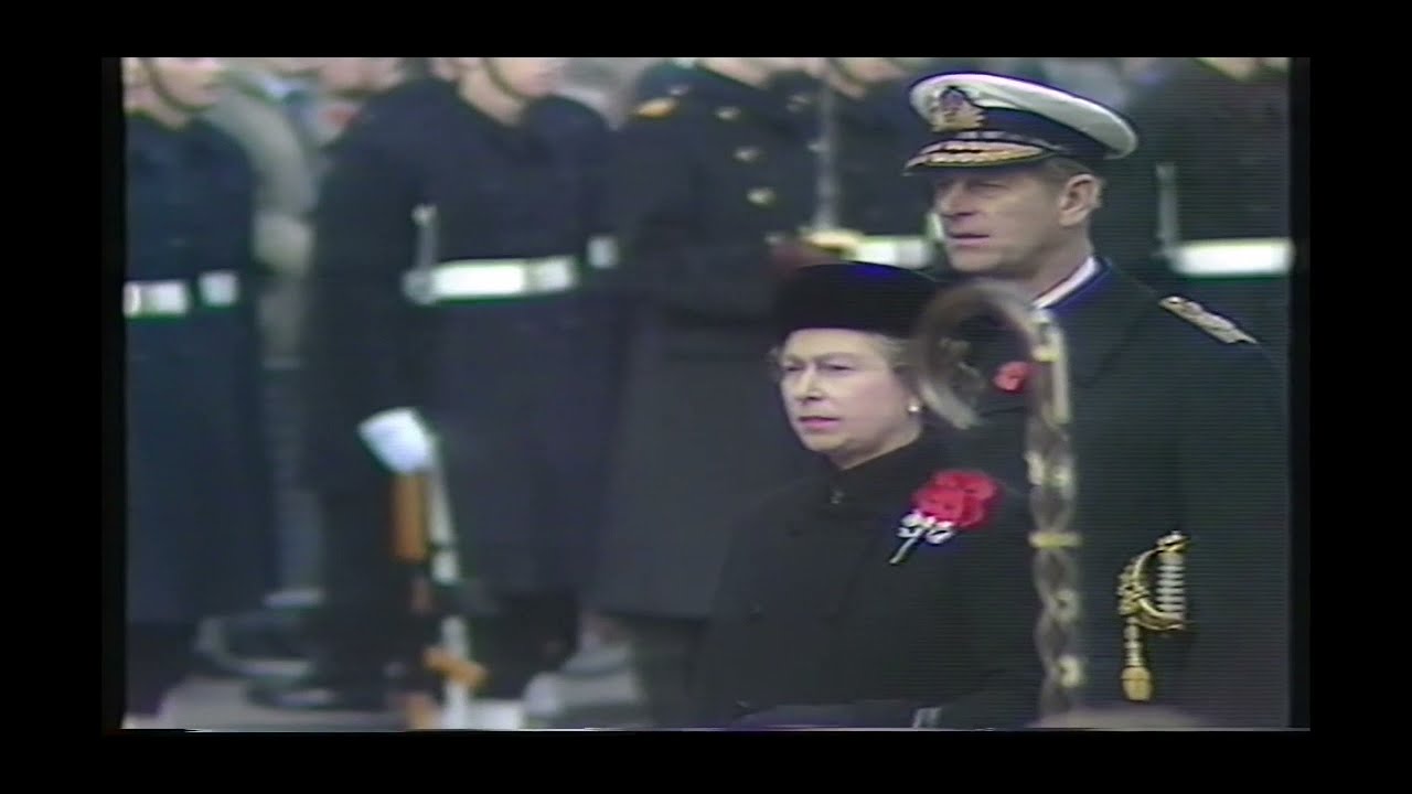 God Save the Queen played at the Remembrance Sunday Service 1984