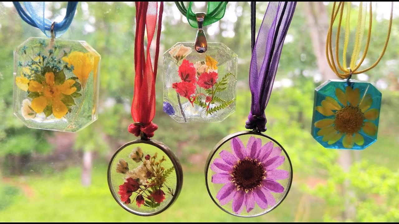 #62- Dried Flower Resin Jewelry, A Beginner's Guide From Picking A Flower To Finished Art