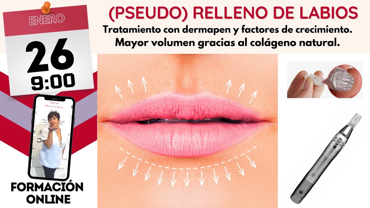 (Pseudo) Relleno de labios para centro de estética.
