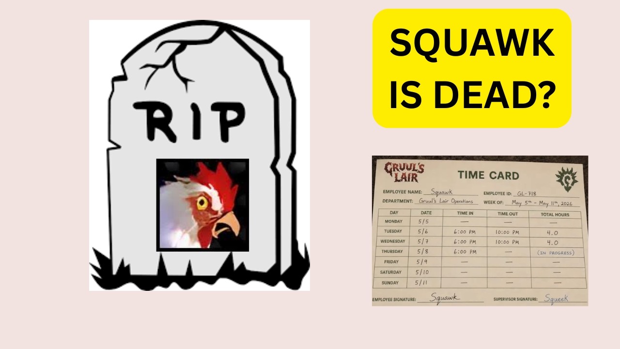 RIP SQUAWK - Parse guild is dying - WoW Classic TBC Anniversary