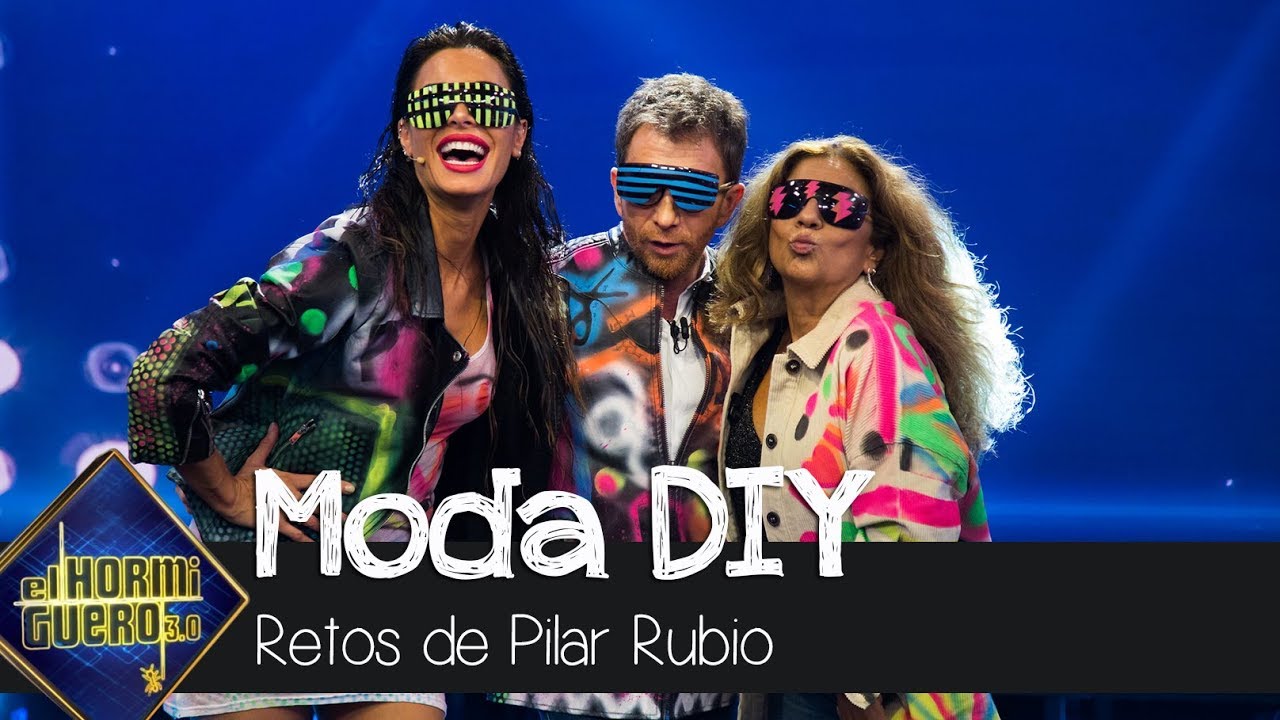 Pilar Rubio ayuda a Lolita a personalizar su propia chaqueta - El Hormiguero 3.0