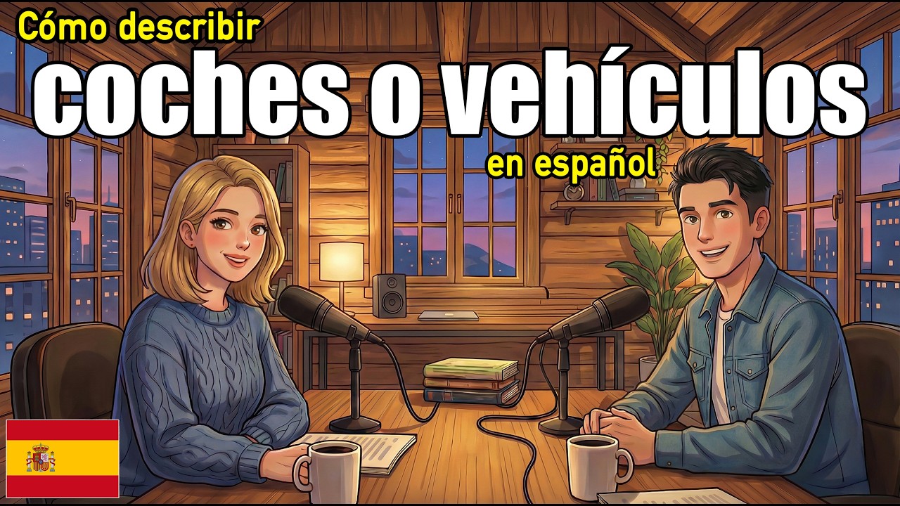 How to Describe Cars or Vehicles in Spanish | Daily Spanish Conversation Practice