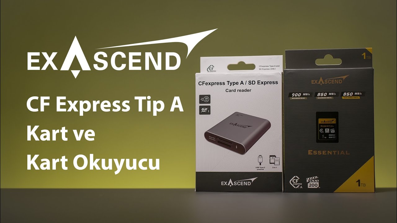 Exascend CF Express Tip A 1 TB ve Kart Okuyucu İnceleme