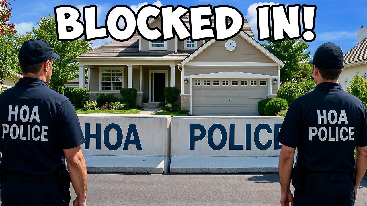 HOA Officers Blocked My Private Property With Concrete Barriers & Banned Me!
