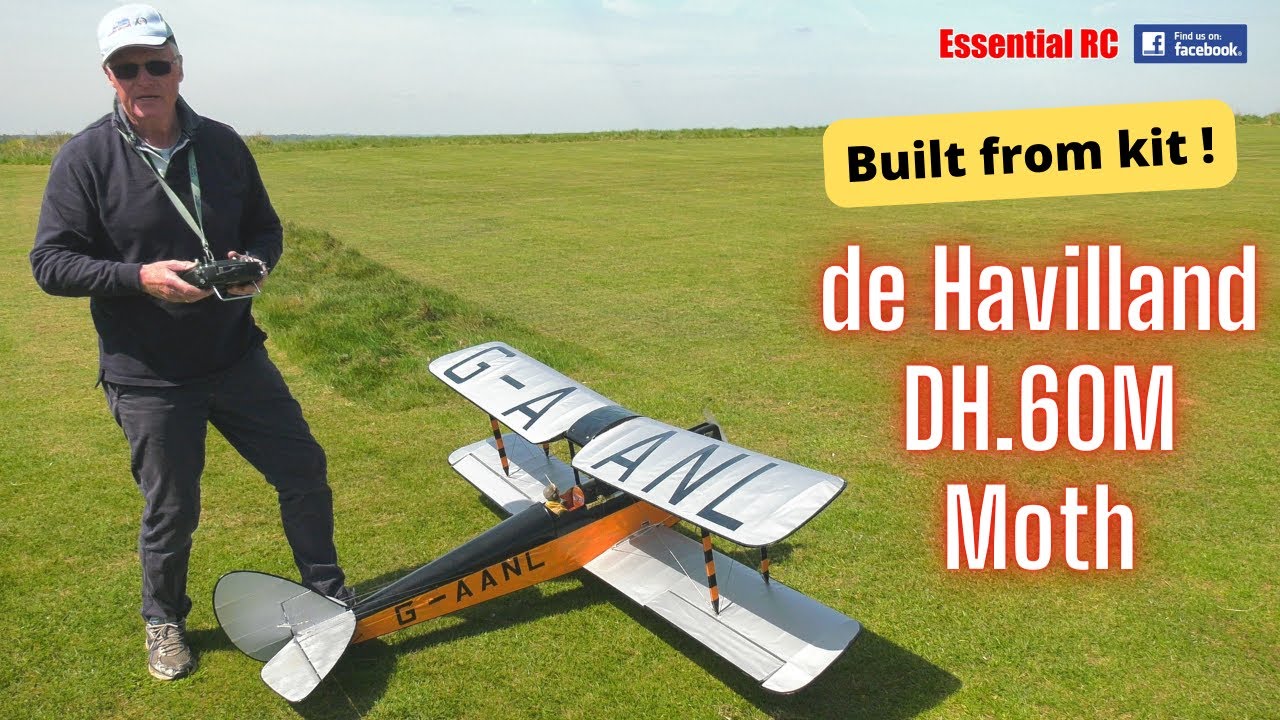de Havilland DH.60 Moth | Saito 100 | Built from D.B. Sport & Scale Kit | G-AANL