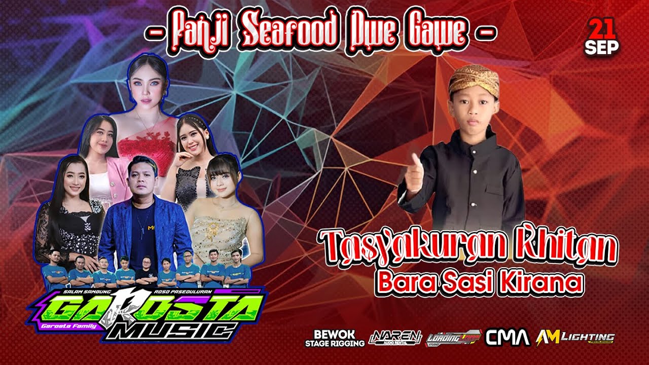 [LIVE] PANJI SEAFOOD NDUWE GAWE | GAROSTA MUSIC PIMP. GUS RIFA'I | KHITANAN ANANDA : BARA SASIKIRANA