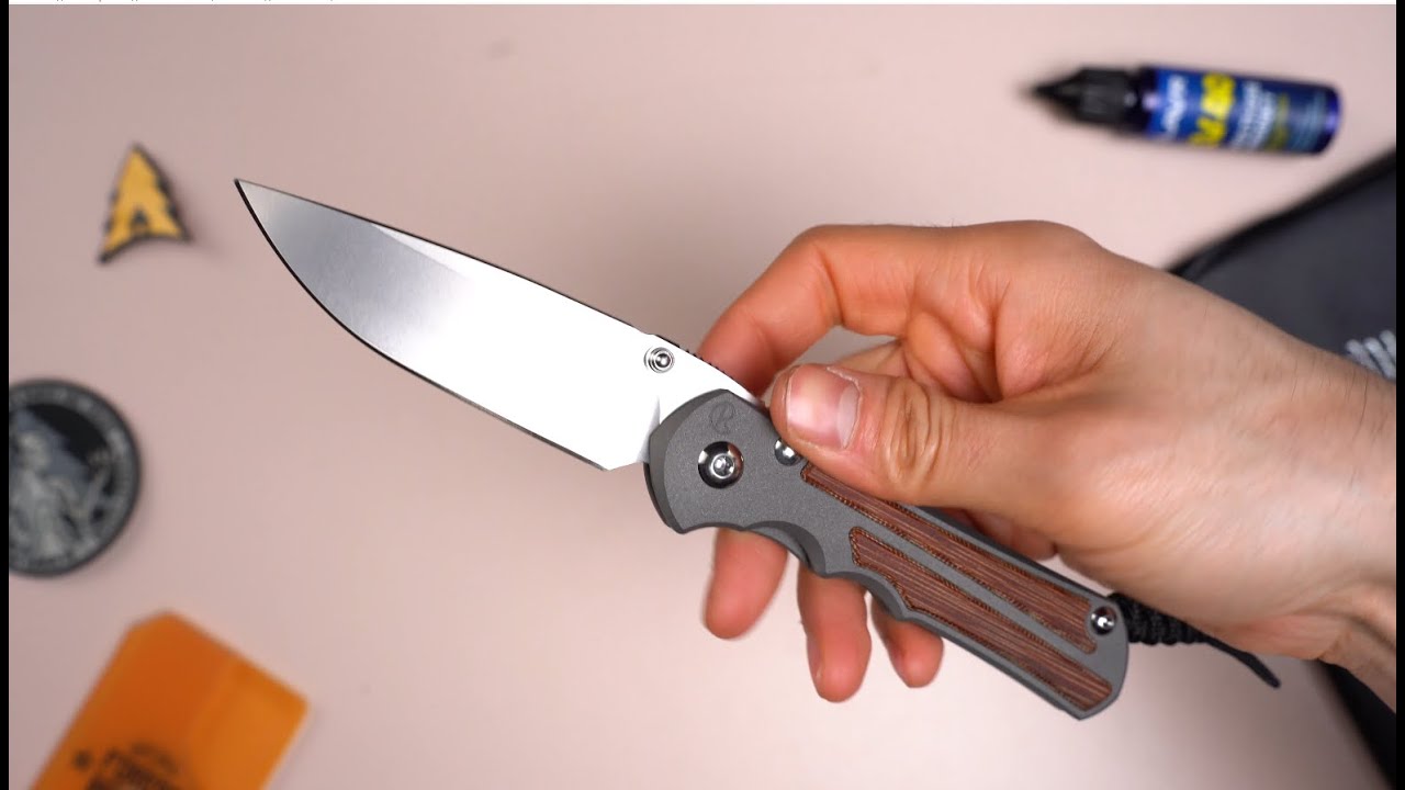 Нож Chris Reeve Large Inkosi Drop Point сталь Magnacut рукоять Titanium/Natural Micarta