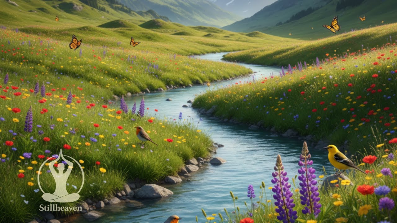 Cleanse Your Mind for The Weekend | Remove Negative Energy & Relax | Spring Nature & Piano