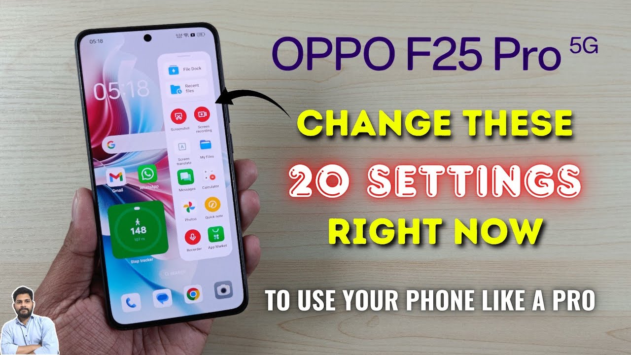 Oppo F25 Pro 5G: измените эти 20 настроек прямо сейчас