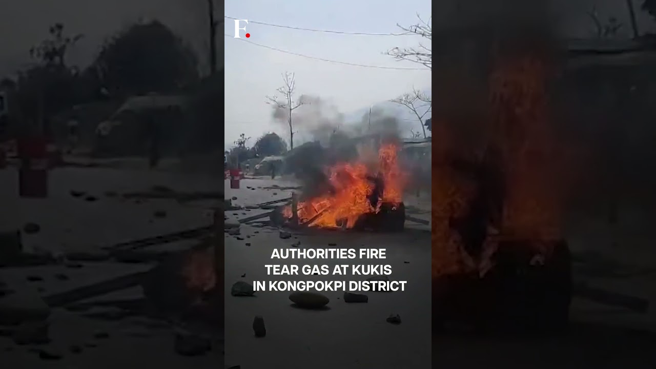 Kuki Protesters Clash with Security Forces As Manipur Free Movement Resumes | Subscribe to Firstpost