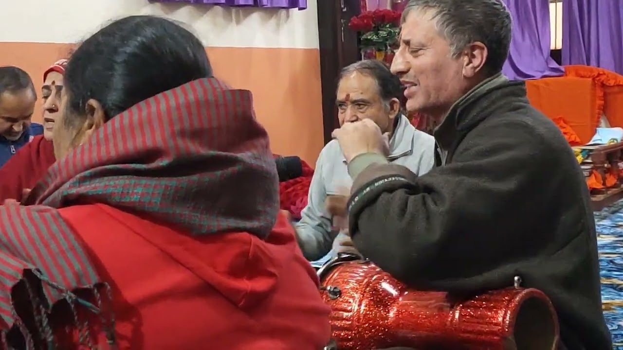 Bhajan sung by Sh. Vijay Kumar Bhat at shri Swami Svayamananda G Maharaj Ashram Muthi 🎉🎉🎉🎉🎉🙏