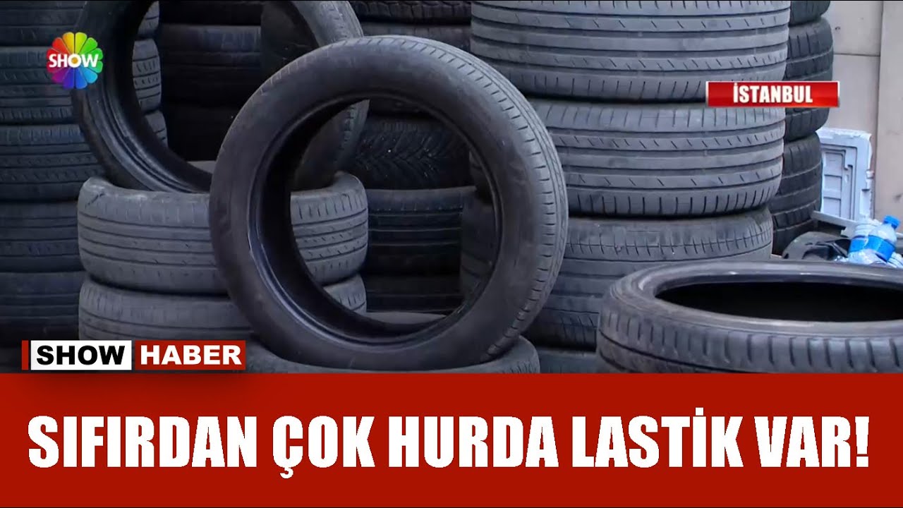 Lastikçilerde hurda lastik yığınları oluştu!