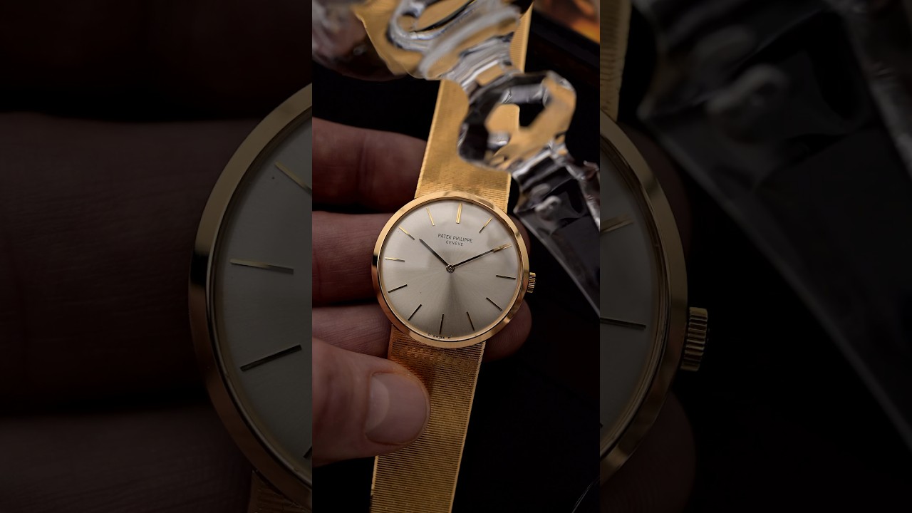 This stunning 18k yellow gold PateK Philippe hits our shot this Thursday