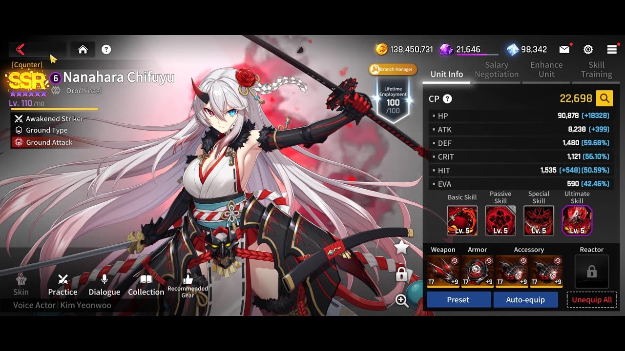 Counter:Side - Chifuyu vs The Chilling Chaser (3*, Hard, Global)