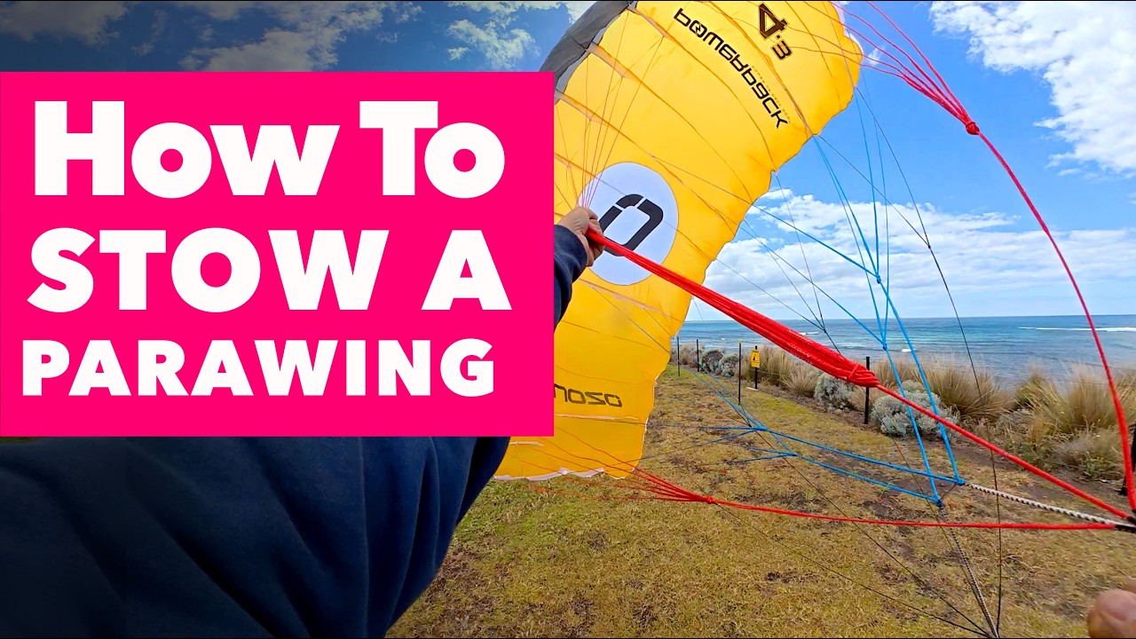First person view on How to Stow a Parawing - PowerPack 2026