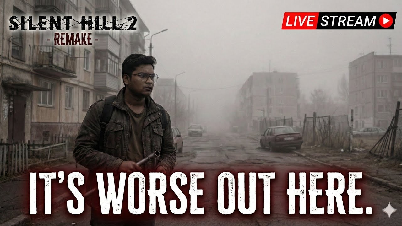 Silent Hill 2 Remake - Part 4 | Leaving the Apartments Changes Everything | LIVE Stream (Vertical)
