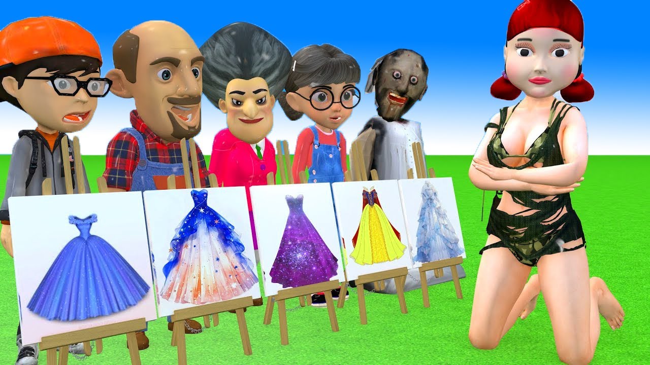 Scary Teacher 3D vs Squid Game Help Bikini Doll Escape Iron Cage in 5 Time Challenge Who Winner