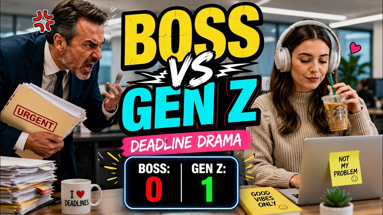 Boss vs Gen Z 😂 | Deadline Drama in Corporate Life . #shorts