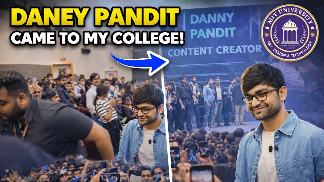 Daney Pandit In My College 🎓🔥 | Students Went Crazy