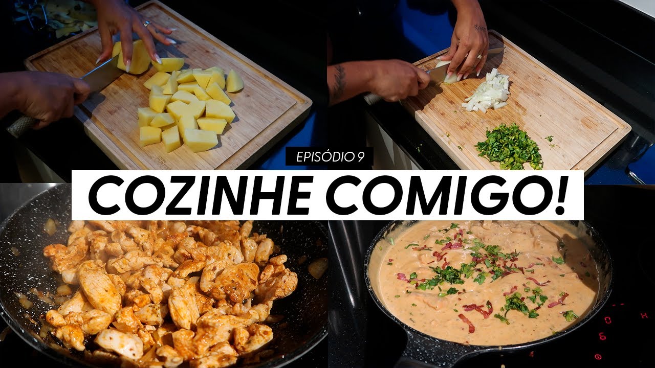 COZINHE COMIGO: Frango com creme de batata e bacon - EP. 9