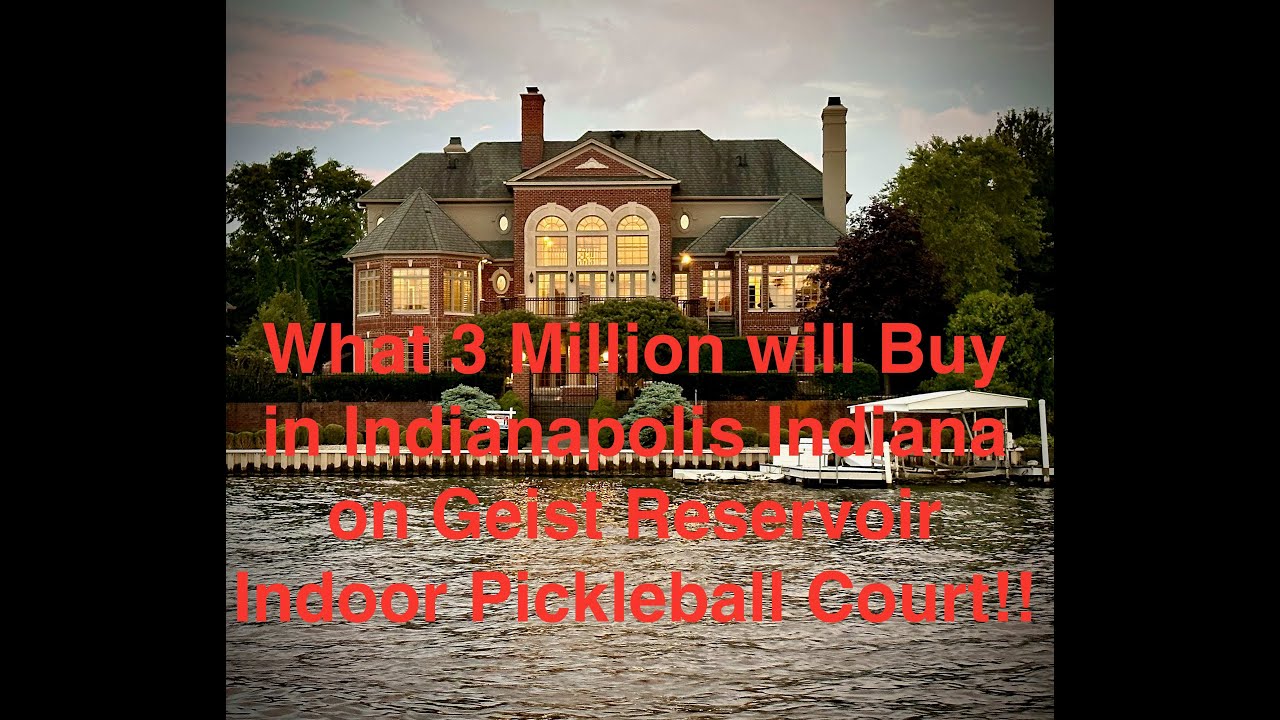 $3.25 Million Waterfront Listing on Geist Reservoir in Indianapolis, Indiana