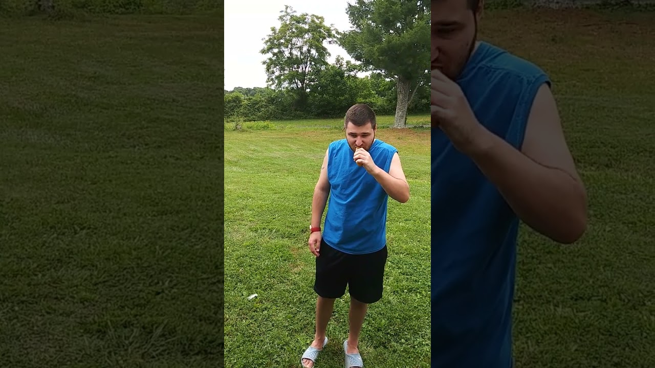 And old video of me doing Dad's pickle challenge