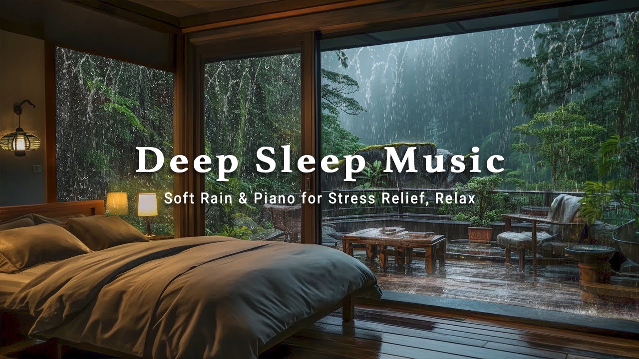 Relaxing Sleep Music + Insomnia | Healing Music for Inner Peace - Rain Sounds for Stress Relief