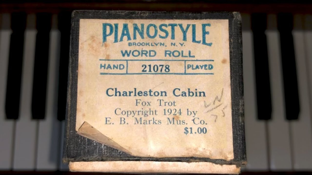 Charleston Cabin - Fox-Trot 1924 | Reber & Holden | Player piano roll