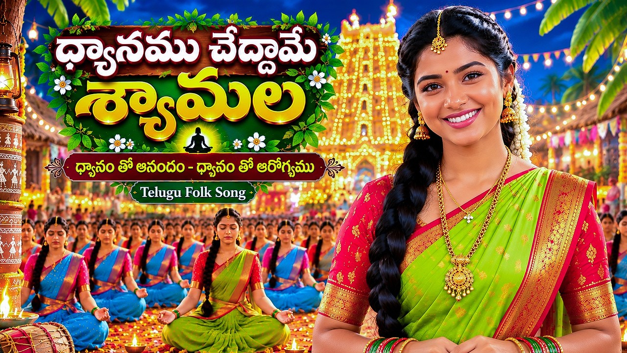 ధ్యానము చేద్దామే శ్యామల | Dhyanamu cheddame Shyamala Folk Meditation Song