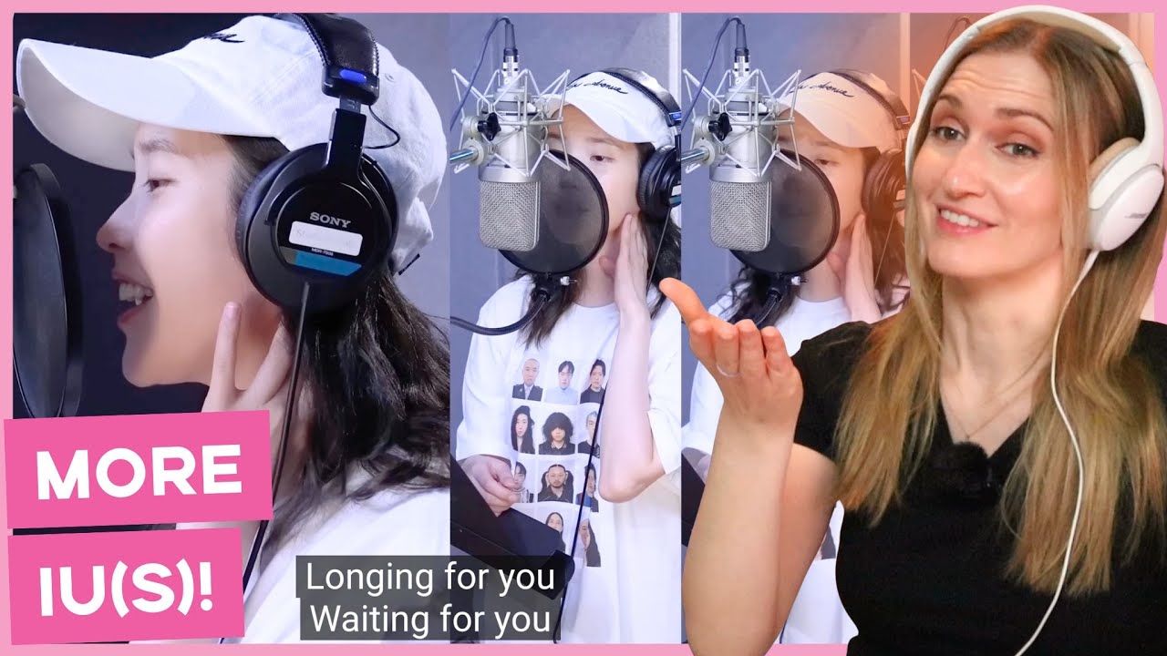 IU A Flower Bookmark 3 Recording BTS Reaction (MORE IU(S)!!)