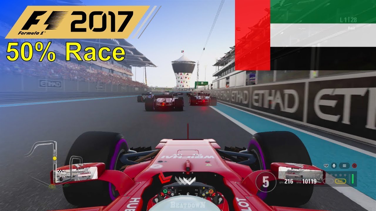 F1 2017 - Let's Make Giovinazzi World Champion #40: Abu Dhabi - 50% Race