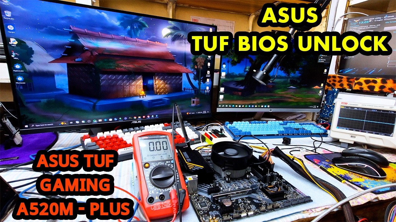 Asus A520M-Plus Bios Unlock Process । Gaming Motherboard । The Hidden Secrets of Motherboard Repair