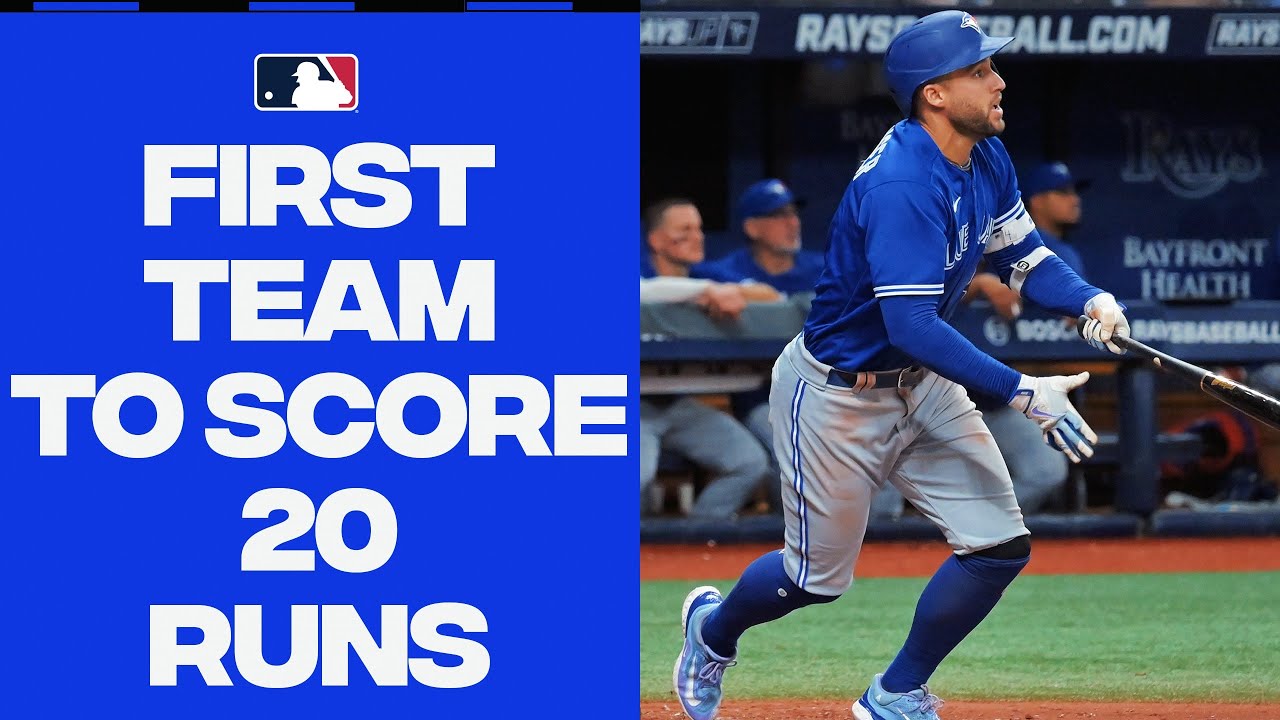 The Blue Jays GO OFF for 20 runs against the Rays!