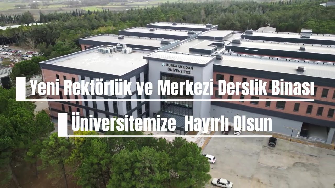 Yeni Rektörlük ve Merkezi Derslik Binamız  hayırlı olsun...