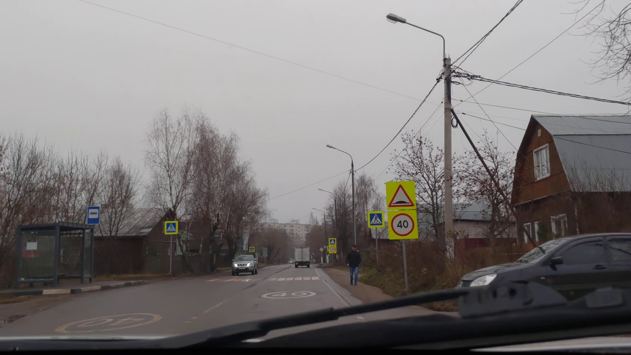 Экзамеционный маршрут ГИБДД г. Ногинск