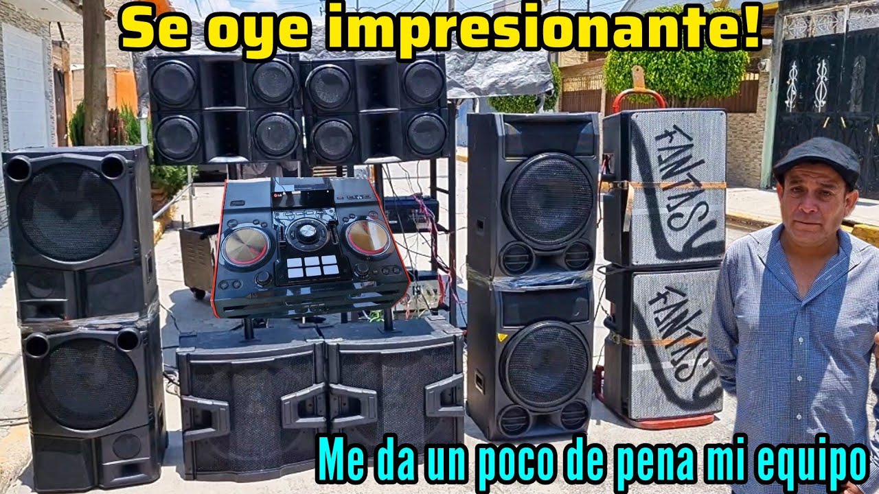 Sonido FANTASY 82 TOCA CON ESTÉREOS Y BOCINAS DE CASA! Me dejó sorprendido!!