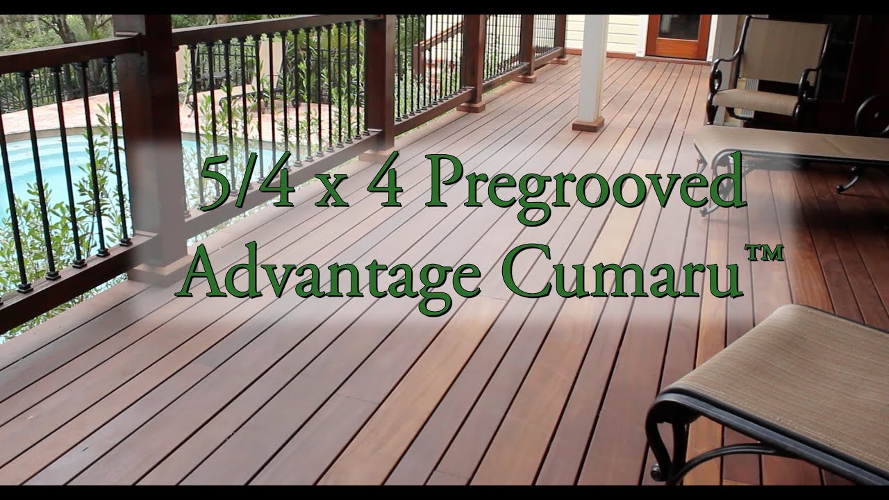 5/4x4 Pregrooved Advantage Cumaru Decking&trade; Benefits