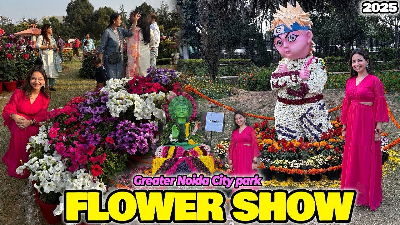 Noida Flower Show 2025: A Breathtaking Bloom at 37th Vasant Utsav! 🌸✨