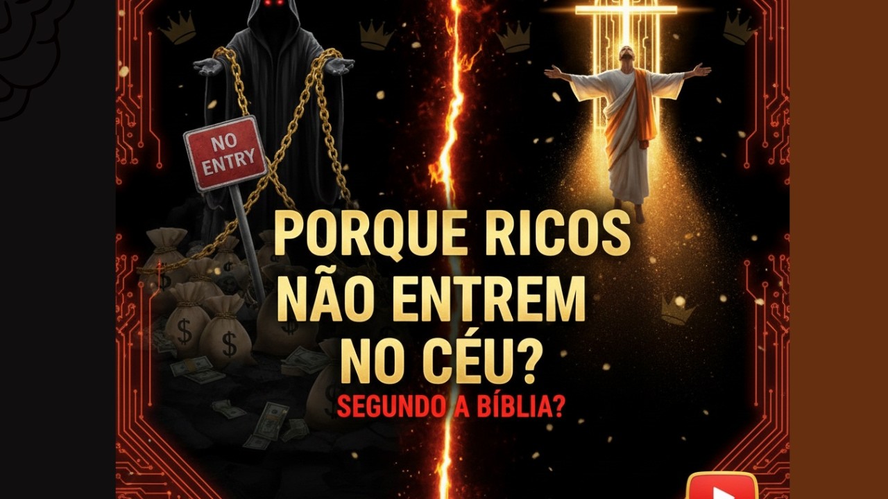 Porque rico não entra no céu segundo a biblia.