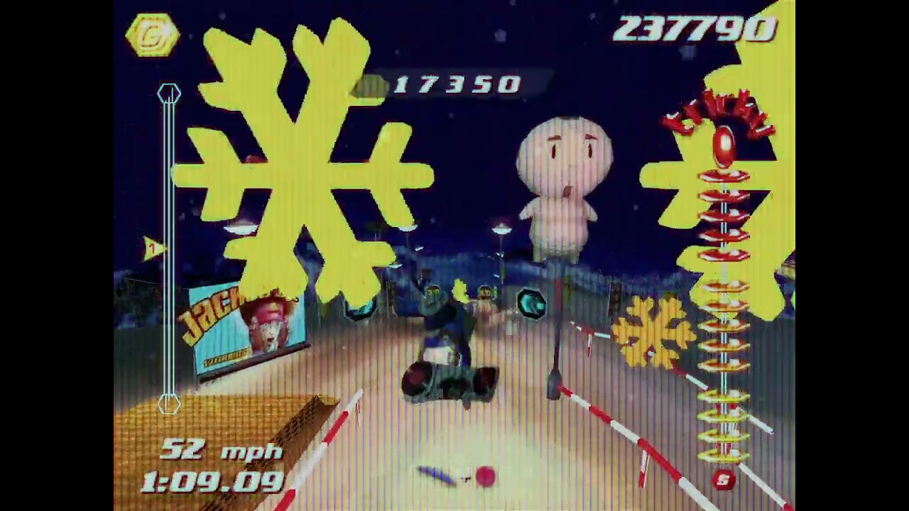 VHS EDIT - Snowdream - Experimental Gameplay (SSX Tricky)