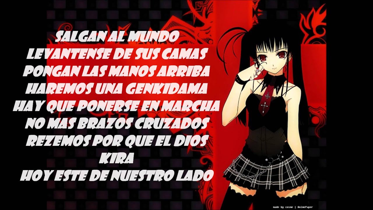 Rap Del Anime-Letra