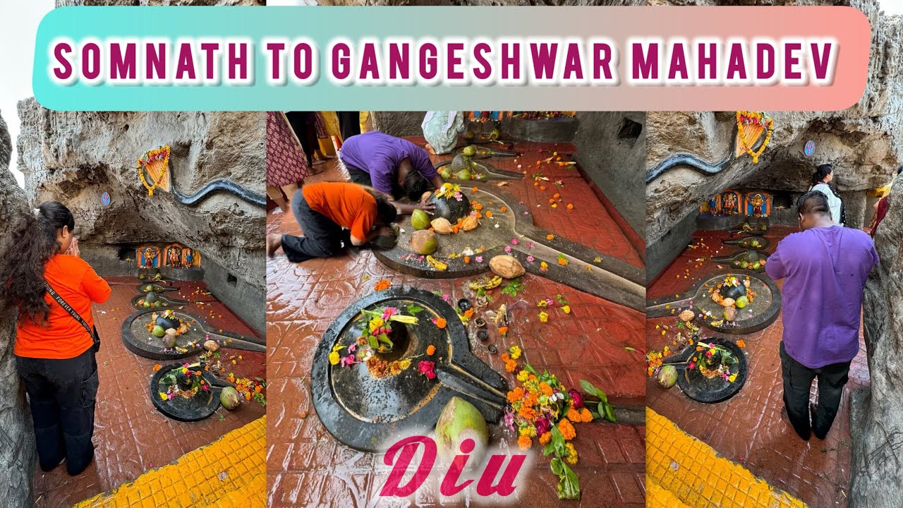 Somnath to Gangeshwar Mahadev | Places to Visit in Diu | Diu Tour Guide | Famous Places Of Diu |2024
