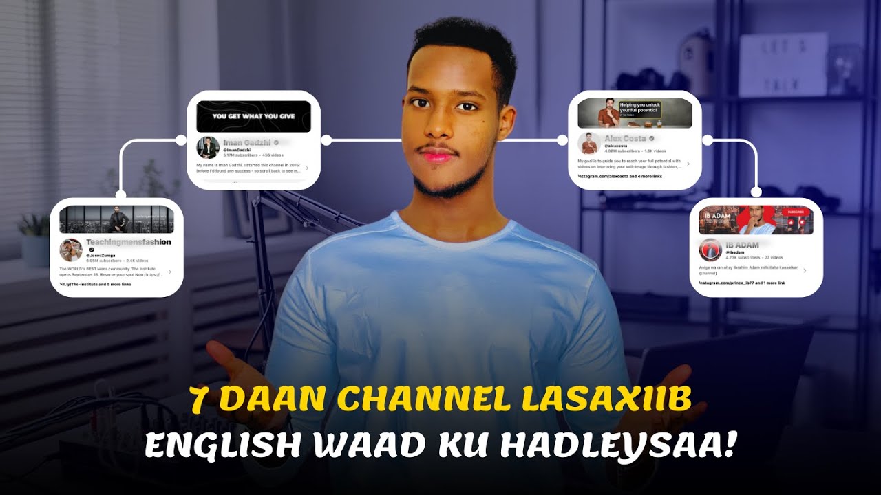 Sir || Lasaaxiib Channels kaan English Waad Kuhadli doontaa || Follow this Channels Today