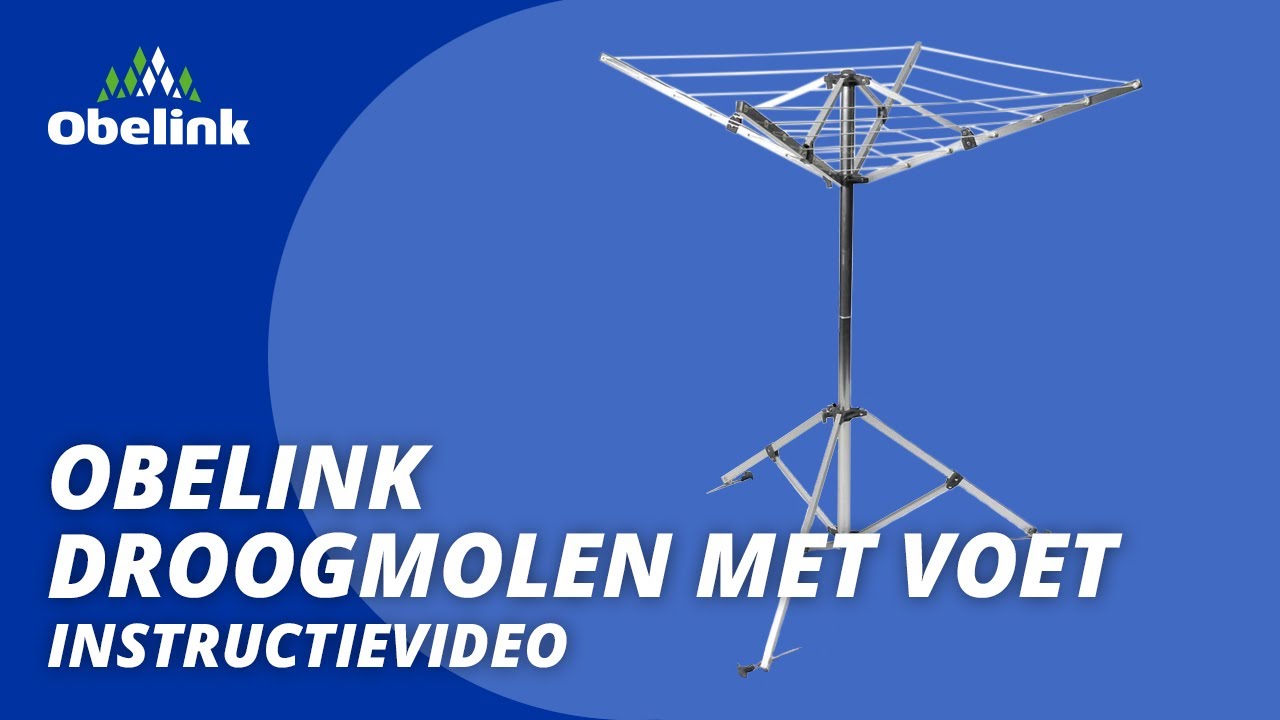 Obelink droogmolen plaatsen | Instructievideo | Obelink